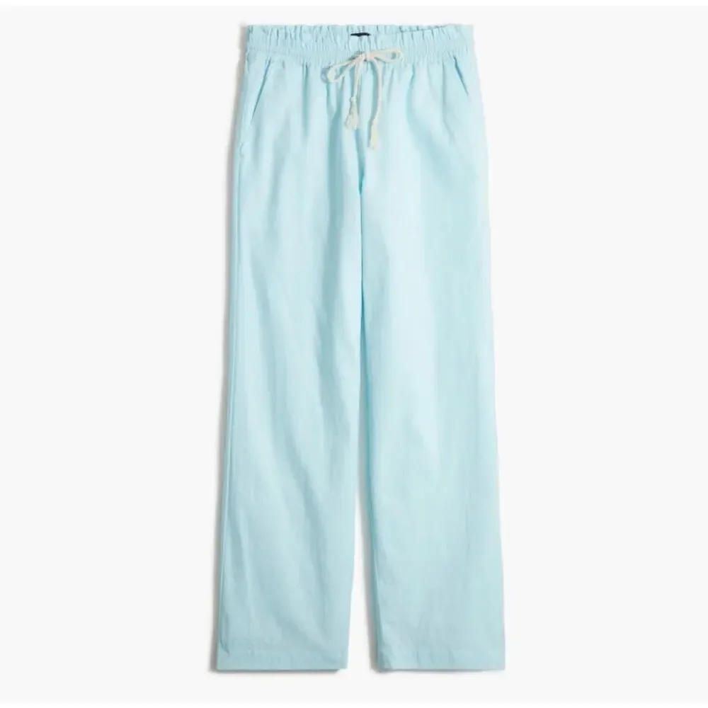 J. Crew Light Blue Cropped Drawstring Pants